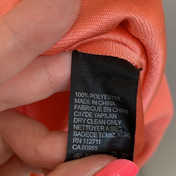 JAY GODFREY BENIOFF MINI DRESS PAPAYA 6 - Picture 4 of 8